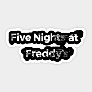 Five Nights at Freddy's Security Breach Symbol Logo Sticker